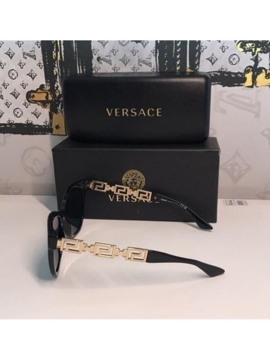 ?️ Versace VE4394 3916 Cat-Eye Sunglasses – Black – Authentic Designer Shades main image 7